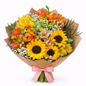 זר פרחים בסטייל אירופאי