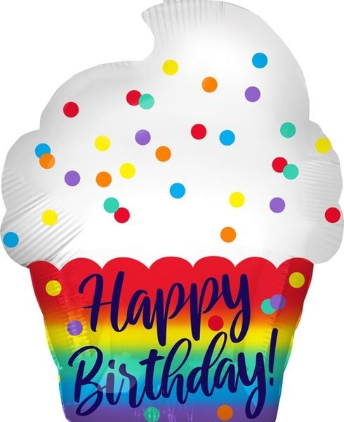 בלון Happy Birthday גלידה