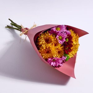 זר חרציות קטן