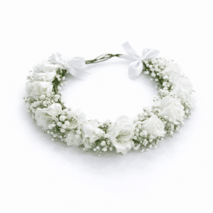 זר לראש לבן