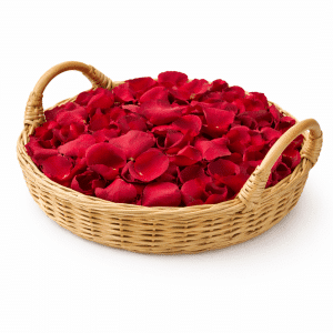 עלי כותרת אדומים