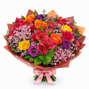 זר חגיגה צבעונית