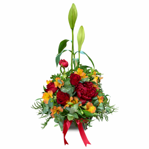 סידור פרחים להבת אהבה