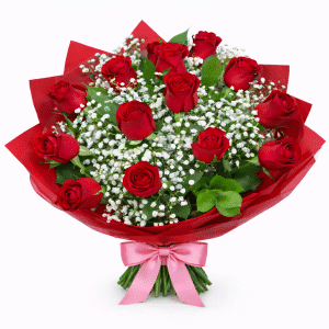 זר קלאסי אדום